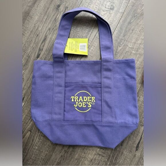 Trader Joe's LOT Of 4 Limited Trader Joe's Mini Halloween Canvas Tote Bag! New! - Picture 5 of 7